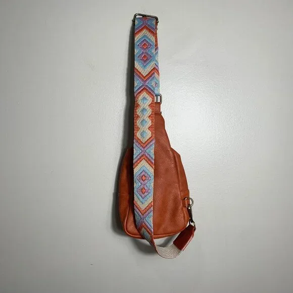 Anthropologie Urban Originals Liberty Rust Crossbody Sling Satchel Bag - Picture 5 of 15